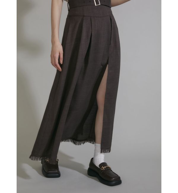 RESEXXY「ツイードレイヤードスカート」|スカート|