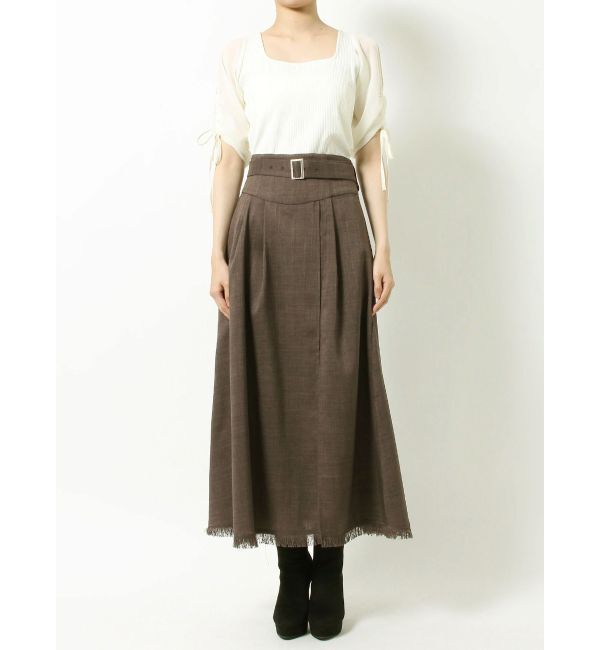 RESEXXY「ツイードレイヤードスカート」|スカート|