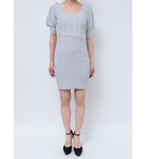 RESEXXY「ケーブル切替ミニワンピース」|ワンピース|