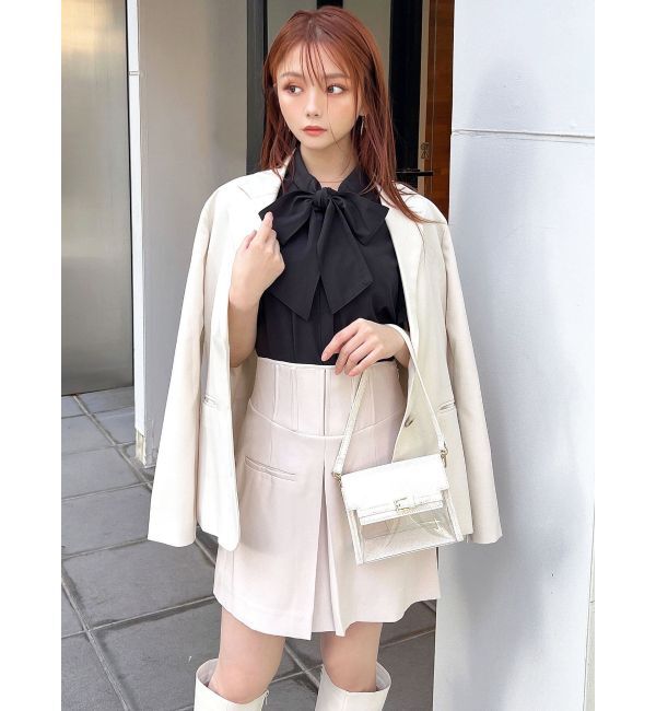 RESEXXY「スリーブ2wayミディジャケット」|テーラードジャケット|