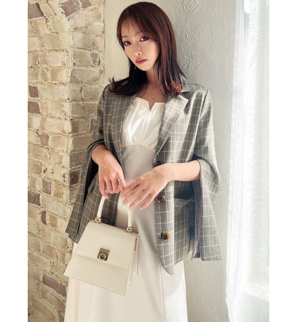 RESEXXY「スリーブ2wayミディジャケット」|テーラードジャケット|