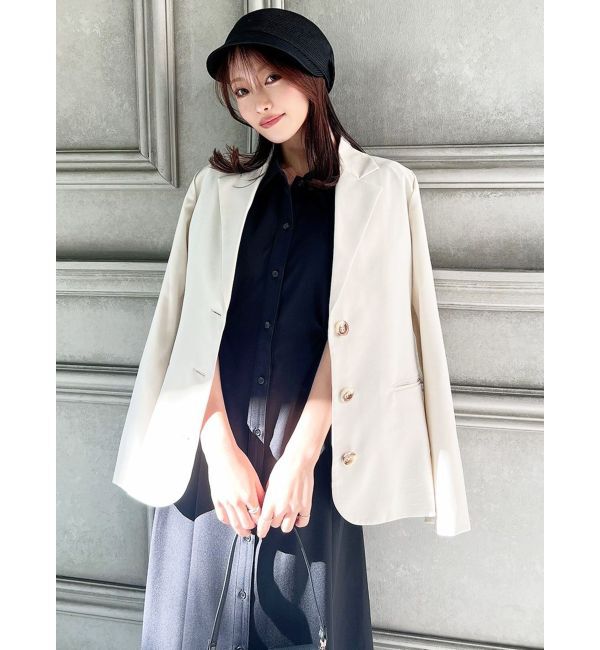 RESEXXY「スリーブ2wayミディジャケット」|テーラードジャケット|