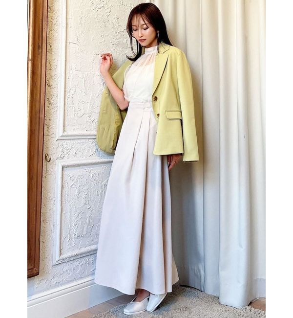 RESEXXY「スリーブ2wayミディジャケット」|テーラードジャケット|