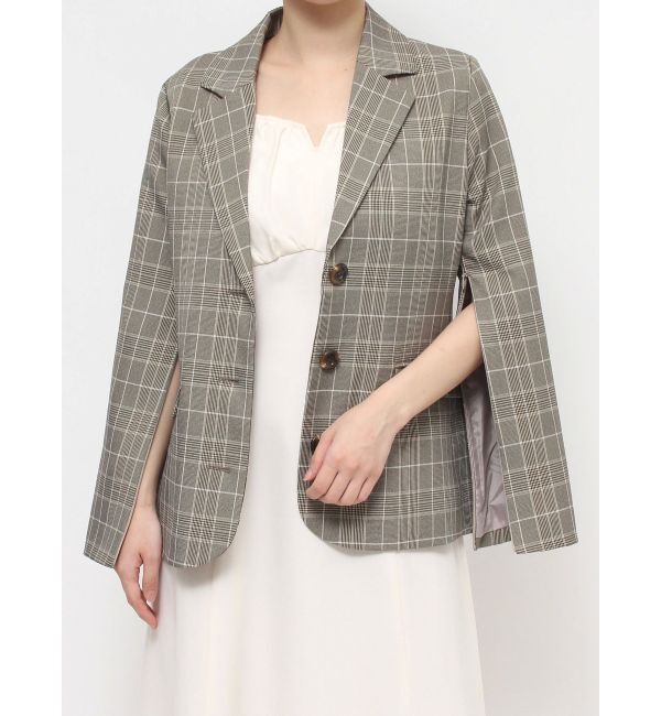 RESEXXY「スリーブ2wayミディジャケット」|テーラードジャケット|