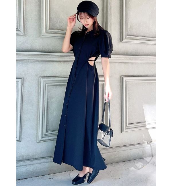 RESEXXY「ウエストオープンシャツワンピース」|ワンピース|