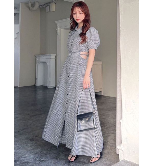 RESEXXY「ウエストオープンシャツワンピース」|ワンピース|