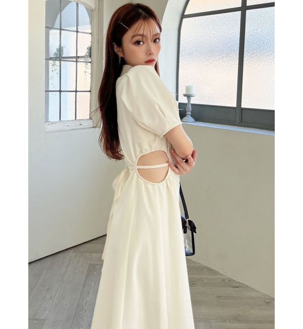 RESEXXY「ウエストオープンシャツワンピース」|ワンピース|