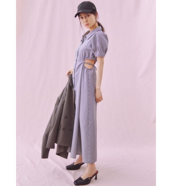 RESEXXY「ウエストオープンシャツワンピース」|ワンピース|