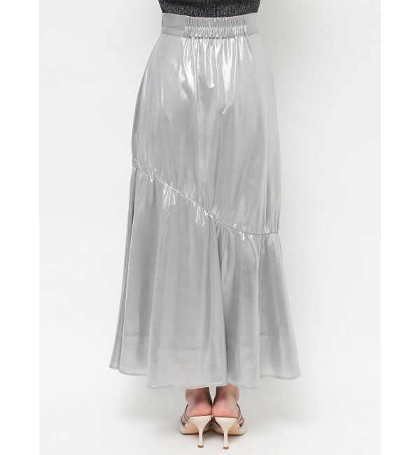 RESEXXY「メタリックギャザーマーメイドスカート」|スカート|