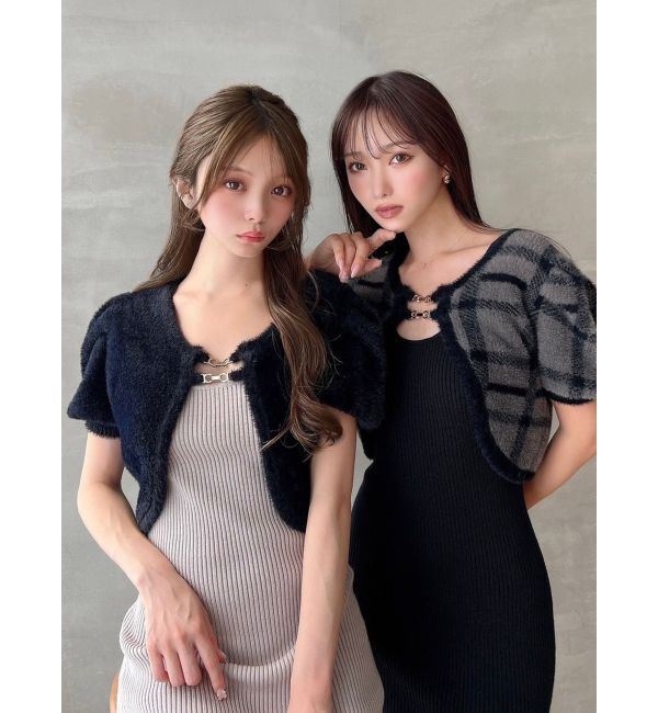 RESEXXY「シャギーアンサンブルニットワンピース」|ワンピース|