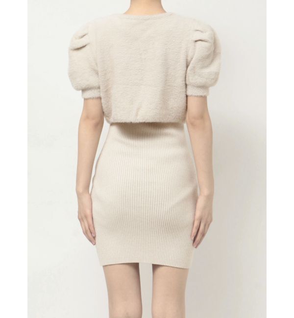 RESEXXY「シャギーアンサンブルニットワンピース」|ワンピース|