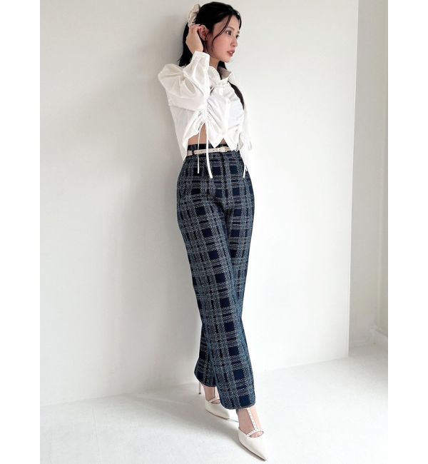 RESEXXY「ツイードワイドパンツ【セットアップ着用可能】」|その他|