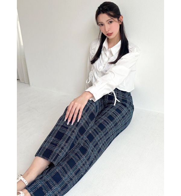 RESEXXY「ツイードワイドパンツ【セットアップ着用可能】」|その他|