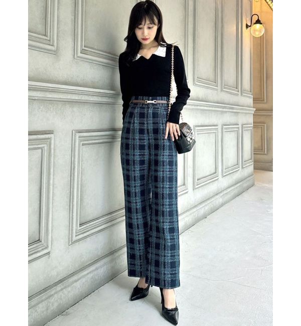 RESEXXY「ツイードワイドパンツ【セットアップ着用可能】」|その他|