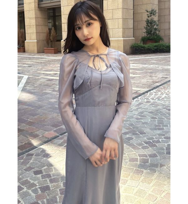 RESEXXY「シアーフラワーマーメイドワンピース」|ワンピース|