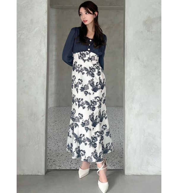 RESEXXY「フロントギャザーマーメイドワンピース」|ワンピース|