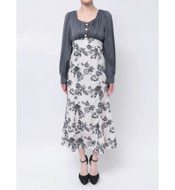 RESEXXY「フロントギャザーマーメイドワンピース」|ワンピース|