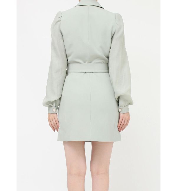 RESEXXY「スリーブシアーミニワンピース」|ワンピース|