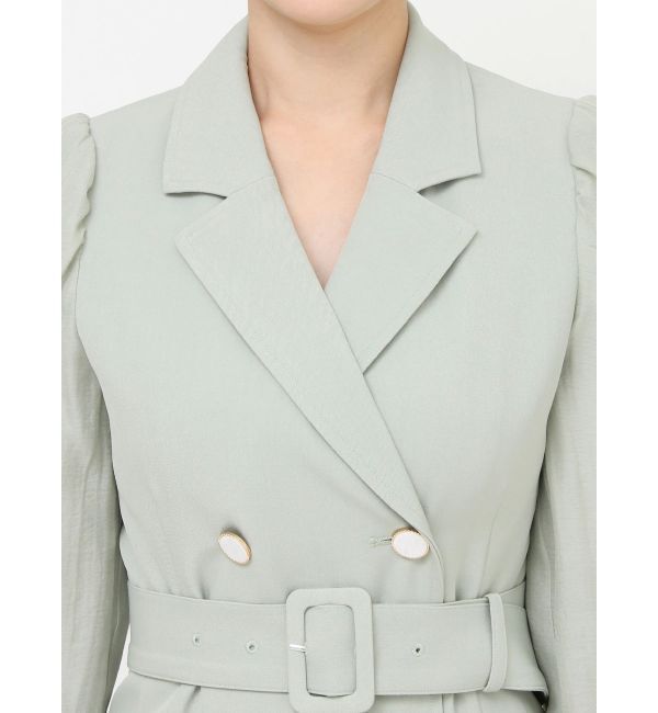 RESEXXY「スリーブシアーミニワンピース」|ワンピース|