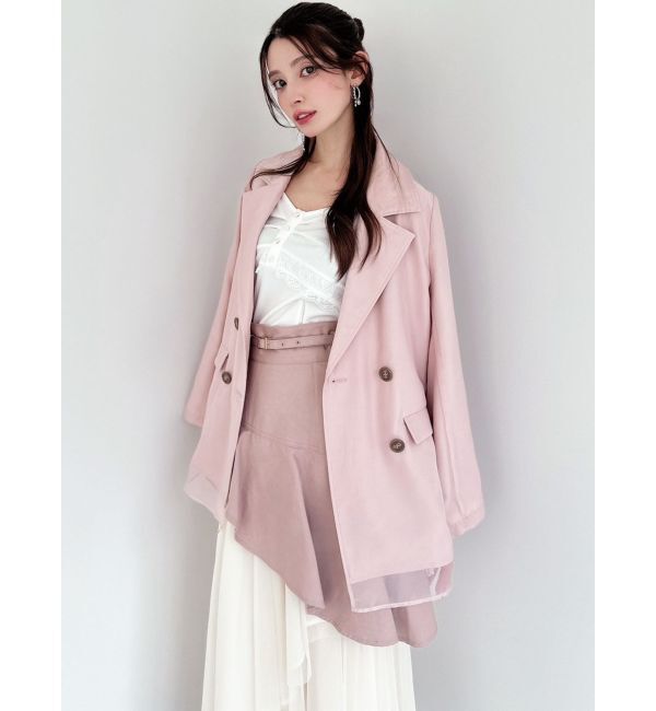 RESEXXY「シアーレイヤードジャケット」|テーラードジャケット|