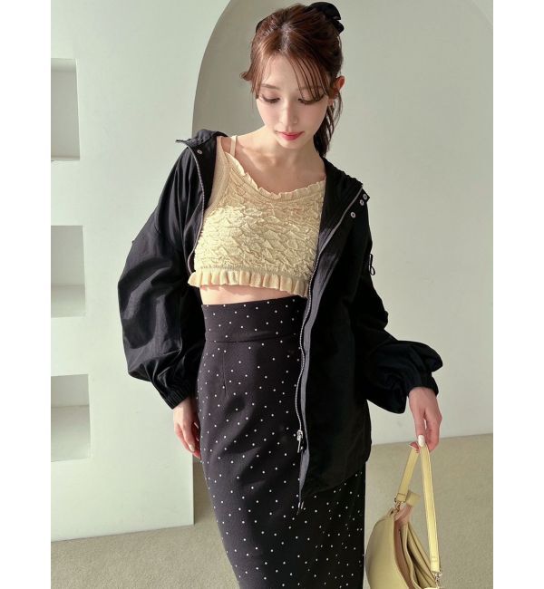 RESEXXY「シャーリングニットトップス【セットアップ着用可能】」|ニット・セーター|