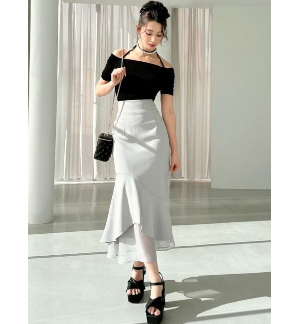 RESEXXY「シアードッキングマーメイドスカート」|スカート|