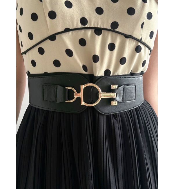 RESEXXY「ワイドゴムベルト」|ベルト|ブラック