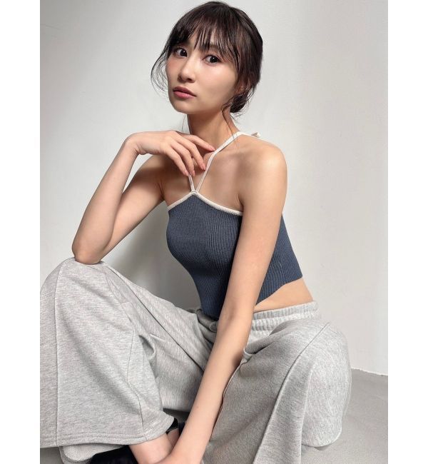 RESEXXY「アメスリクロップドニットトップス」|キャミソール|