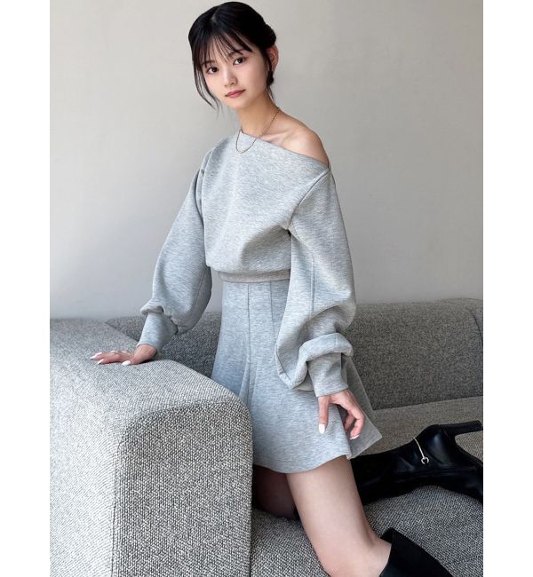 RESEXXY「スウェットフレアミニスカート【セットアップ着用可能】」|スカート|