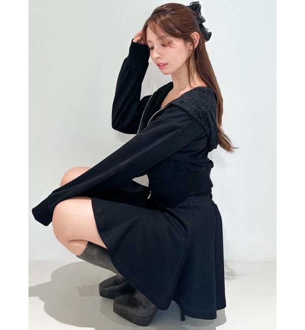 RESEXXY「スウェットフレアミニスカート【セットアップ着用可能】」|スカート|