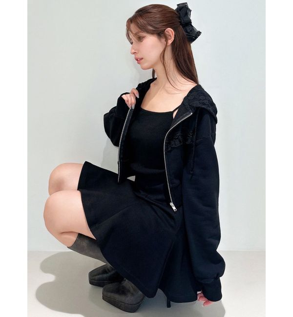 RESEXXY「スウェットフレアミニスカート【セットアップ着用可能】」|スカート|