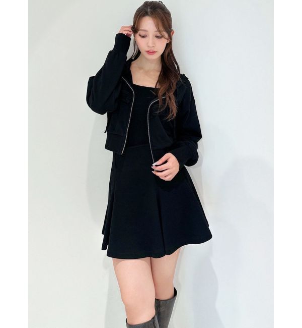 RESEXXY「スウェットフレアミニスカート【セットアップ着用可能】」|スカート|