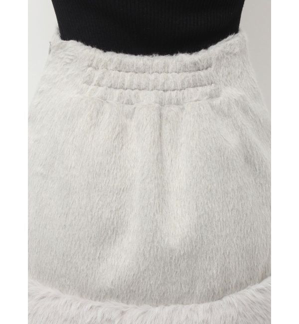 RESEXXY「フェイクファーミニスカート【セットアップ着用可能】」|スカート|