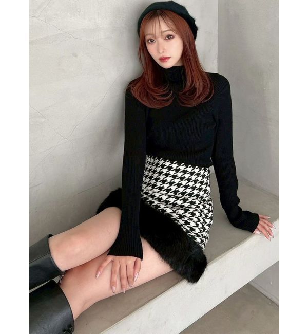 RESEXXY「フェイクファーミニスカート【セットアップ着用可能】」|スカート|ミックス