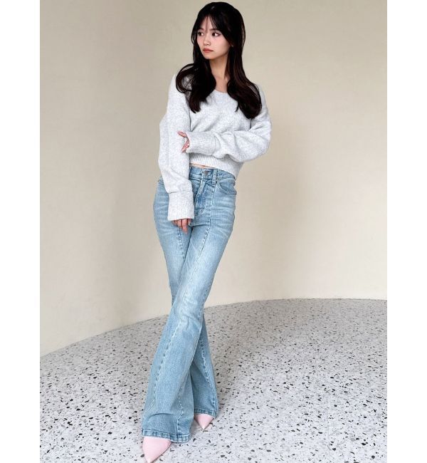 RESEXXY「ハートポケットデニムパンツ」|デニム|