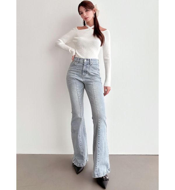 RESEXXY「ハートポケットデニムパンツ」|デニム|