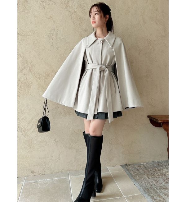 dazzlin「ケープフレアジャケットコート」|その他|