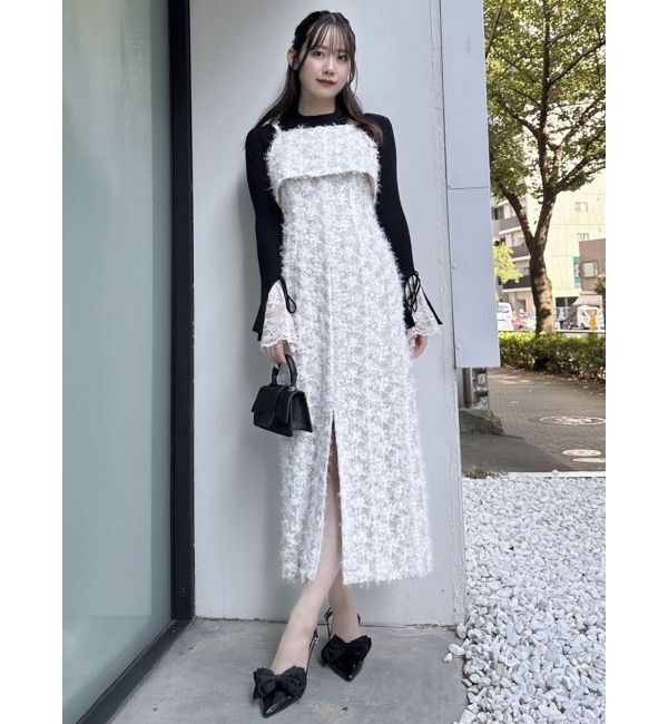 dazzlin「リボンパーティキャミワンピース」|ワンピース|