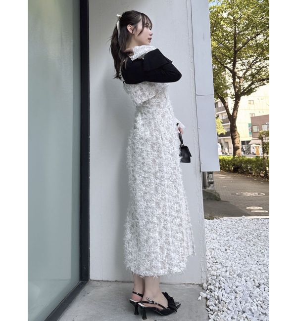 dazzlin「リボンパーティキャミワンピース」|ワンピース|