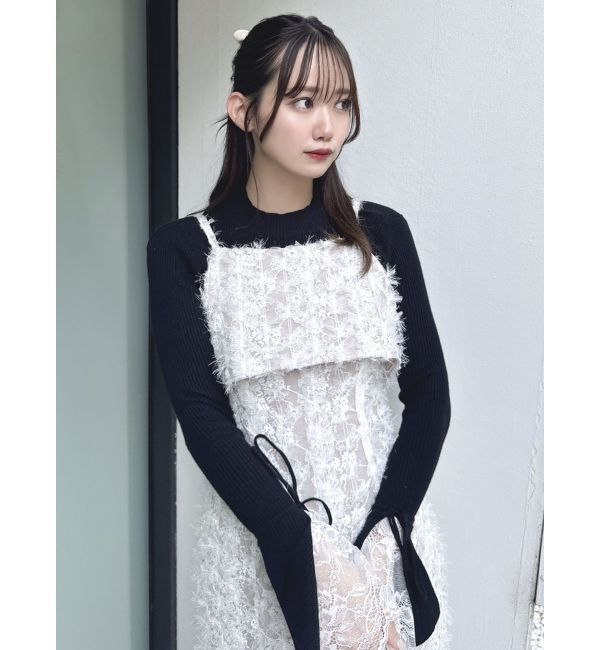 dazzlin「リボンパーティキャミワンピース」|ワンピース|