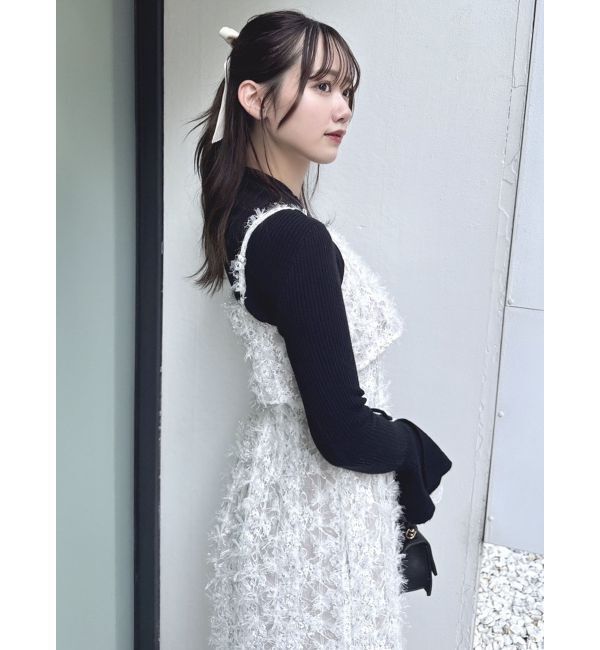 dazzlin「リボンパーティキャミワンピース」|ワンピース|