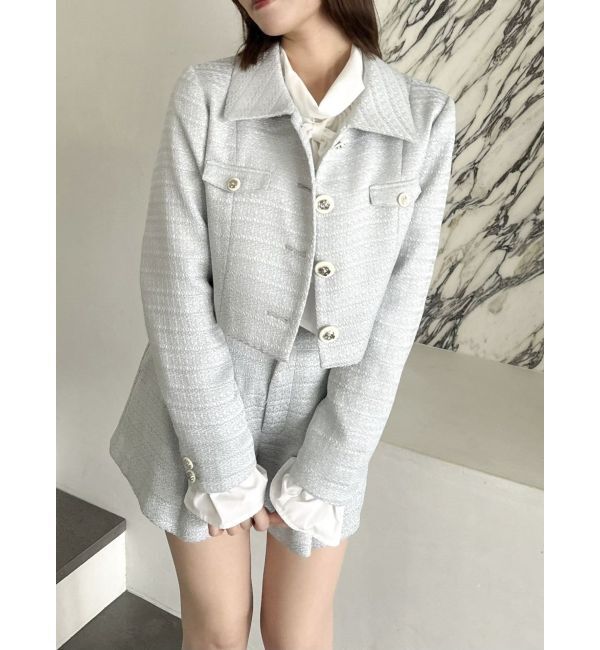 dazzlin「【セットアップ対応】2WAYスリーブツイードジャケット」|その他|