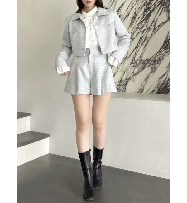 dazzlin「【セットアップ対応】2WAYスリーブツイードジャケット」|その他|