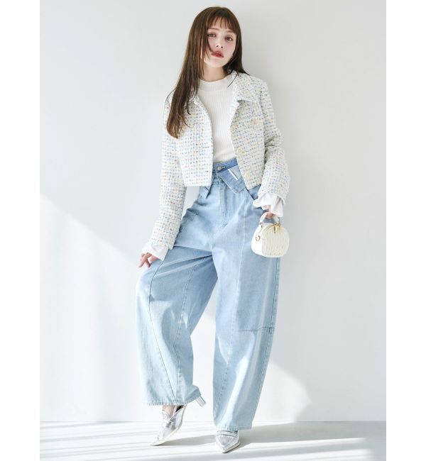 dazzlin「【セットアップ対応】2WAYスリーブツイードジャケット」|その他|