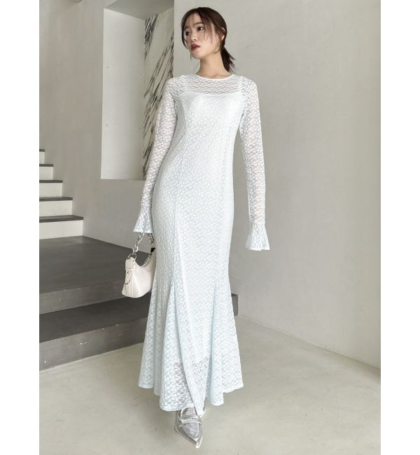 dazzlin「バックリボンレースワンピース」|ワンピース|