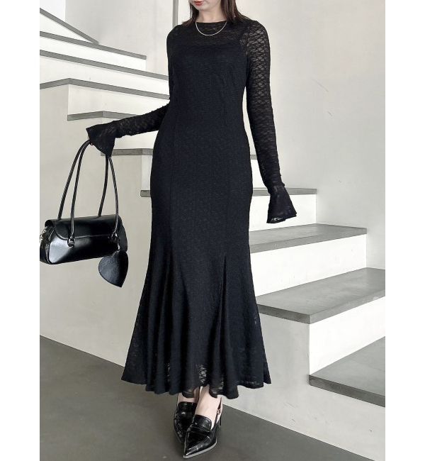 dazzlin「バックリボンレースワンピース」|ワンピース|