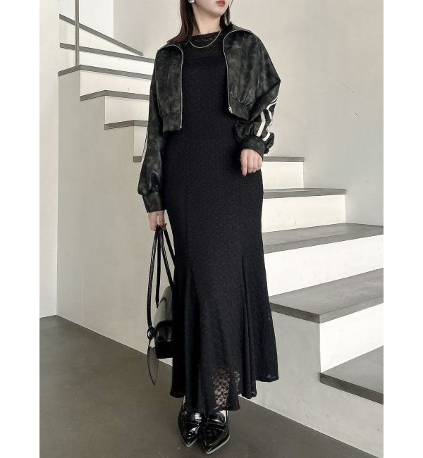 dazzlin「バックリボンレースワンピース」|ワンピース|