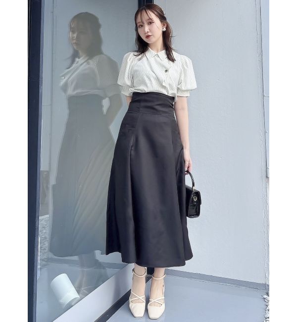 dazzlin「【再生産/新色登場】マルチボタンデザインブラウス」|シャツ・ブラウス|