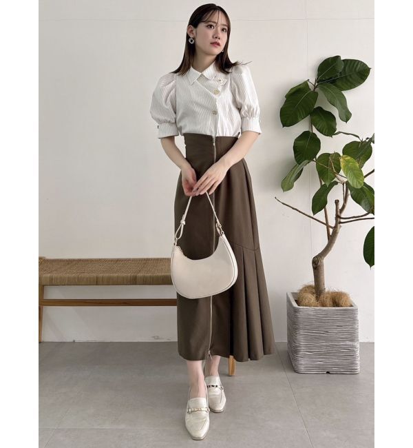 dazzlin「【再生産/新色登場】マルチボタンデザインブラウス」|シャツ・ブラウス|