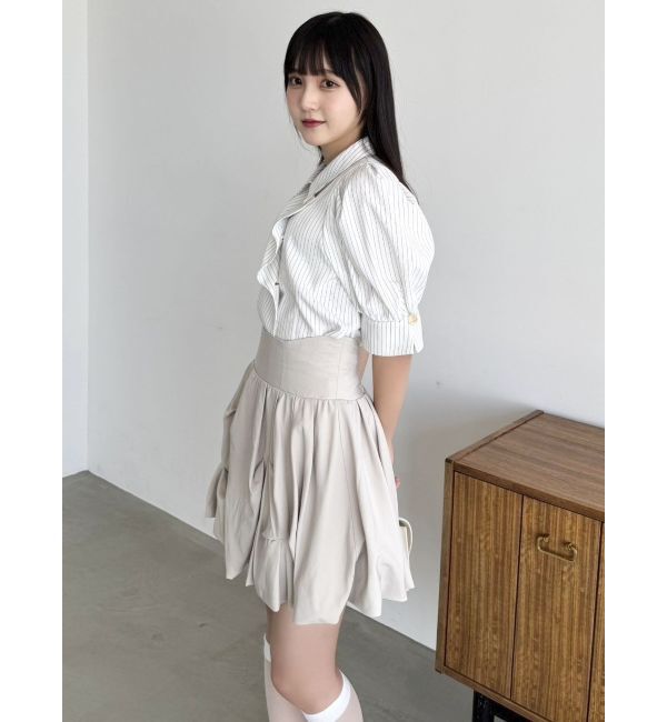 dazzlin「【再生産/新色登場】マルチボタンデザインブラウス」|シャツ・ブラウス|